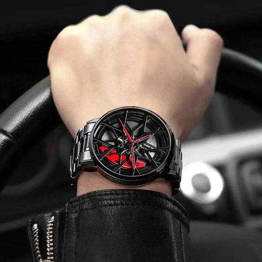 Stylish timepiece Unique car lovers Precise durable watch